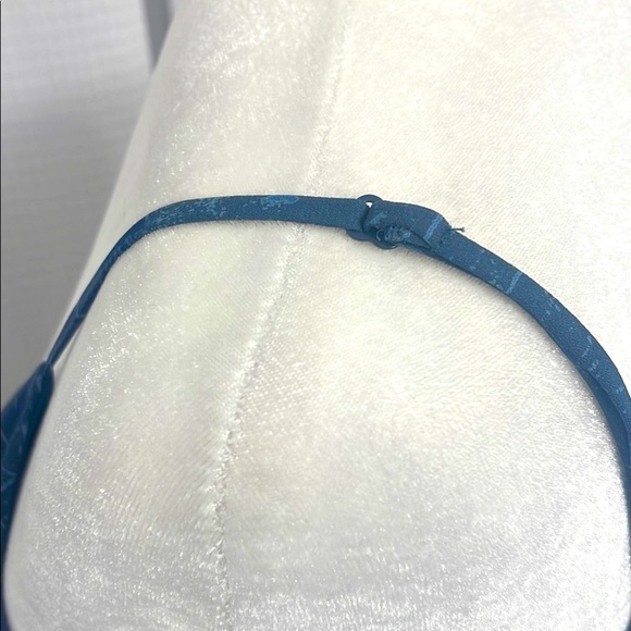 Babaton (Aritizia) Casimir Blue Grey  Floral Mini Dress Size XS Spaghetti Straps - Picture 5 of 11